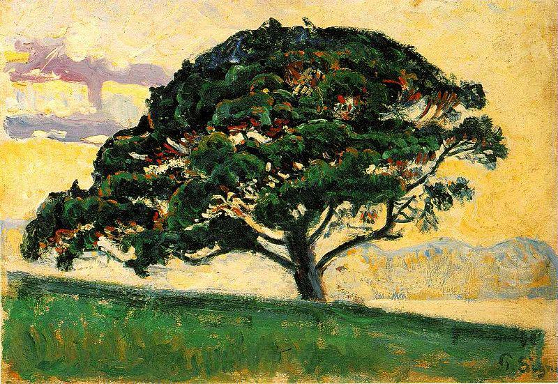 Paul Signac The Pine, Spain oil painting art